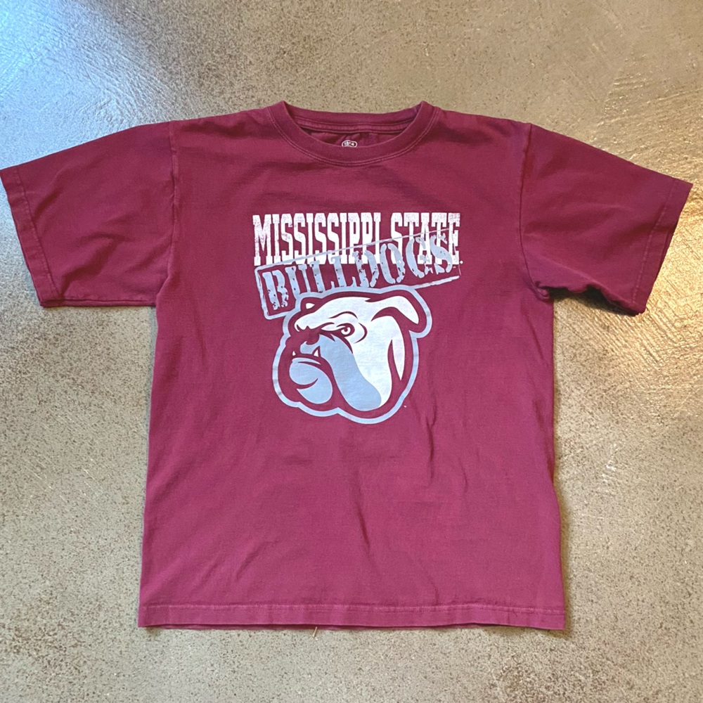MS State Bulldogs Tee. Boys Large 12/14.